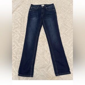 Hudson Denim Jeans Womens Size 28 Blue Straight Dark Wash Cotton Blend Stretch